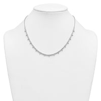14kw 4ct Lab Grown Diamond VS+ F+ 18in Fashion Tennis Necklace