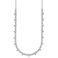14kw 4ct Lab Grown Diamond VS+ F+ 18in Fashion Tennis Necklace