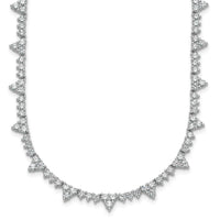 14kw 4ct Lab Grown Diamond VS+ F+ 18in Fashion Tennis Necklace