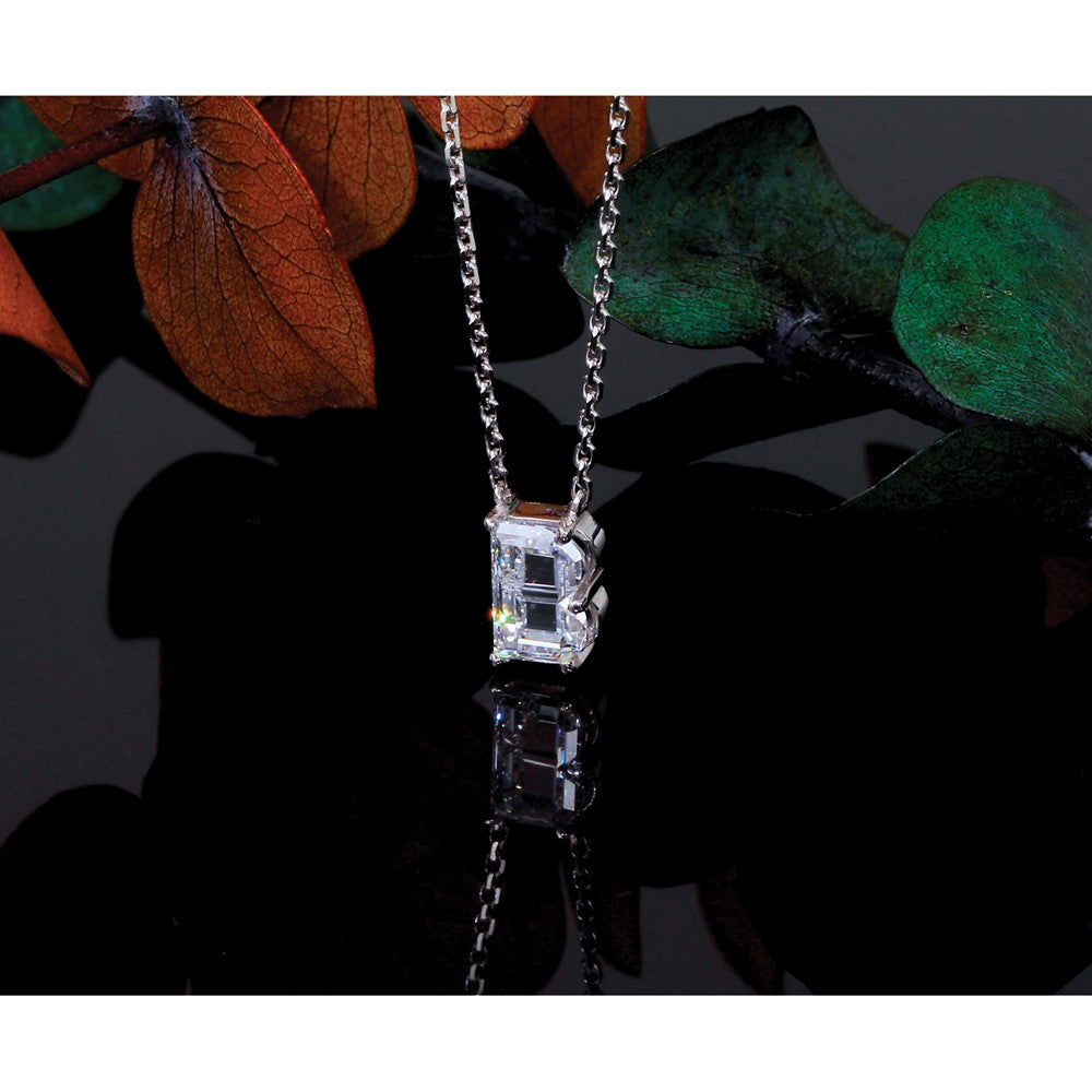 14kw 2ct Lab Grown Dia VS+ F+ Comp Letter B 18in Initial Necklace