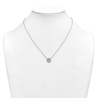 14kw 1/2 ctw Lab Grown Diamond VS+ F+ Round Cluster Necklace