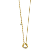 14ky Lab Grown Dia VS+ F+ Fashion Complete Slide Necklace