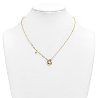 14ky Lab Grown Dia VS+ F+ Fashion Complete Slide Necklace