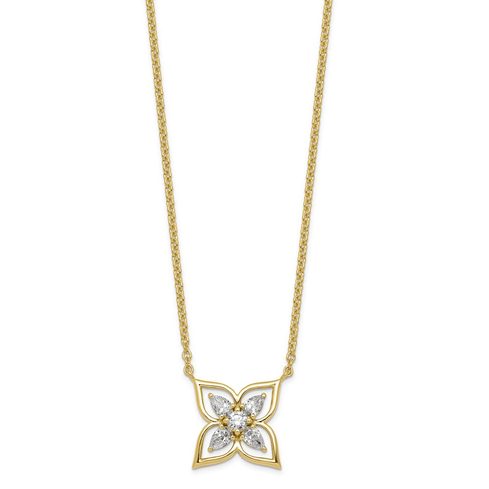14k Lab Grown Diamond VS+ F+ Fashion Necklace