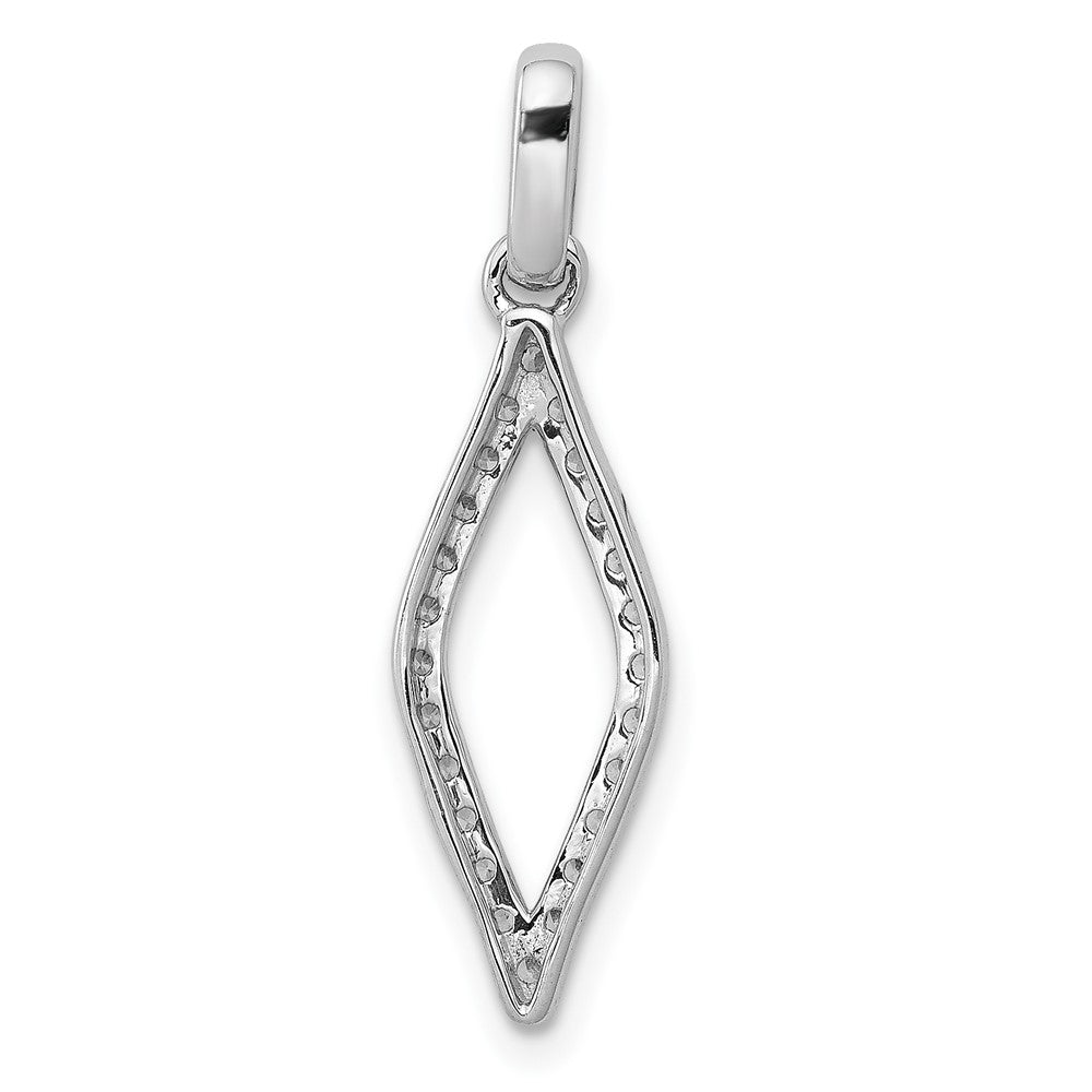 14kw 1/4ct Lab Grown Dia VS/SI+ G+ Comp Fashion Geometric Pendant