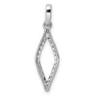14kw 1/4ct Lab Grown Dia VS/SI+ G+ Comp Fashion Geometric Pendant