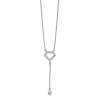 14kw 1/4ct Lab Grown Dia VS/SI+ G+ Comp 18in Geometric Shape Necklace