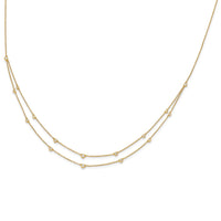 14k 1/2ct Lab Grown Dia VS/SI+ G+ Comp 16 Station 18in Necklace