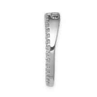 14kw 3/4ct Lab Grown Diamond VS/SI+ G+ Circle Chain Slide Pendant