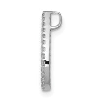 14kw 1/5ct Lab Grown Diamond VS/SI+ G+ Comp Teardrop Chain Slide