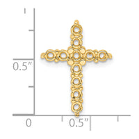 14k 1ct Cross Chain Slide Mounting