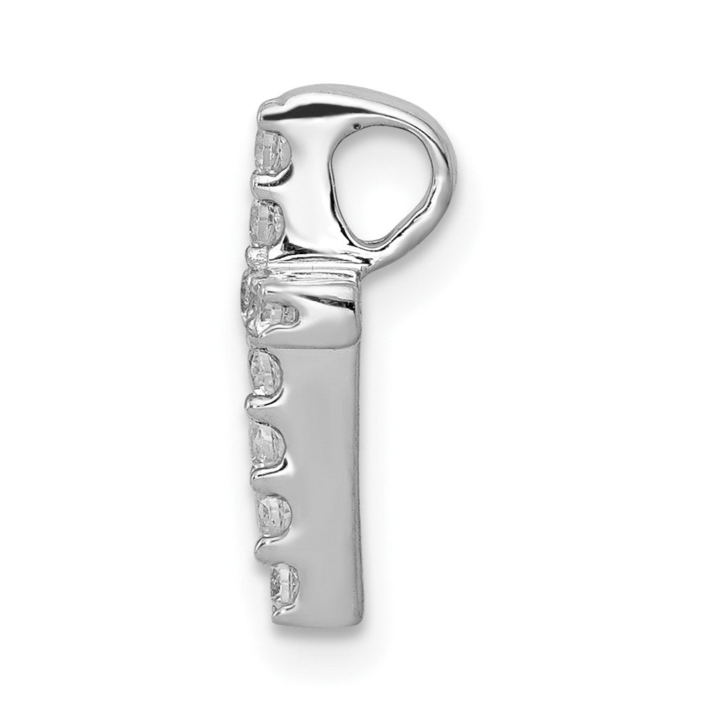 14kw 1/5ct Lab Grown Diamond VS/SI+ G+ Comp Chain Slide Pendant