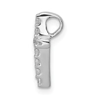 14kw 1/5ct Lab Grown Diamond VS/SI+ G+ Comp Chain Slide Pendant