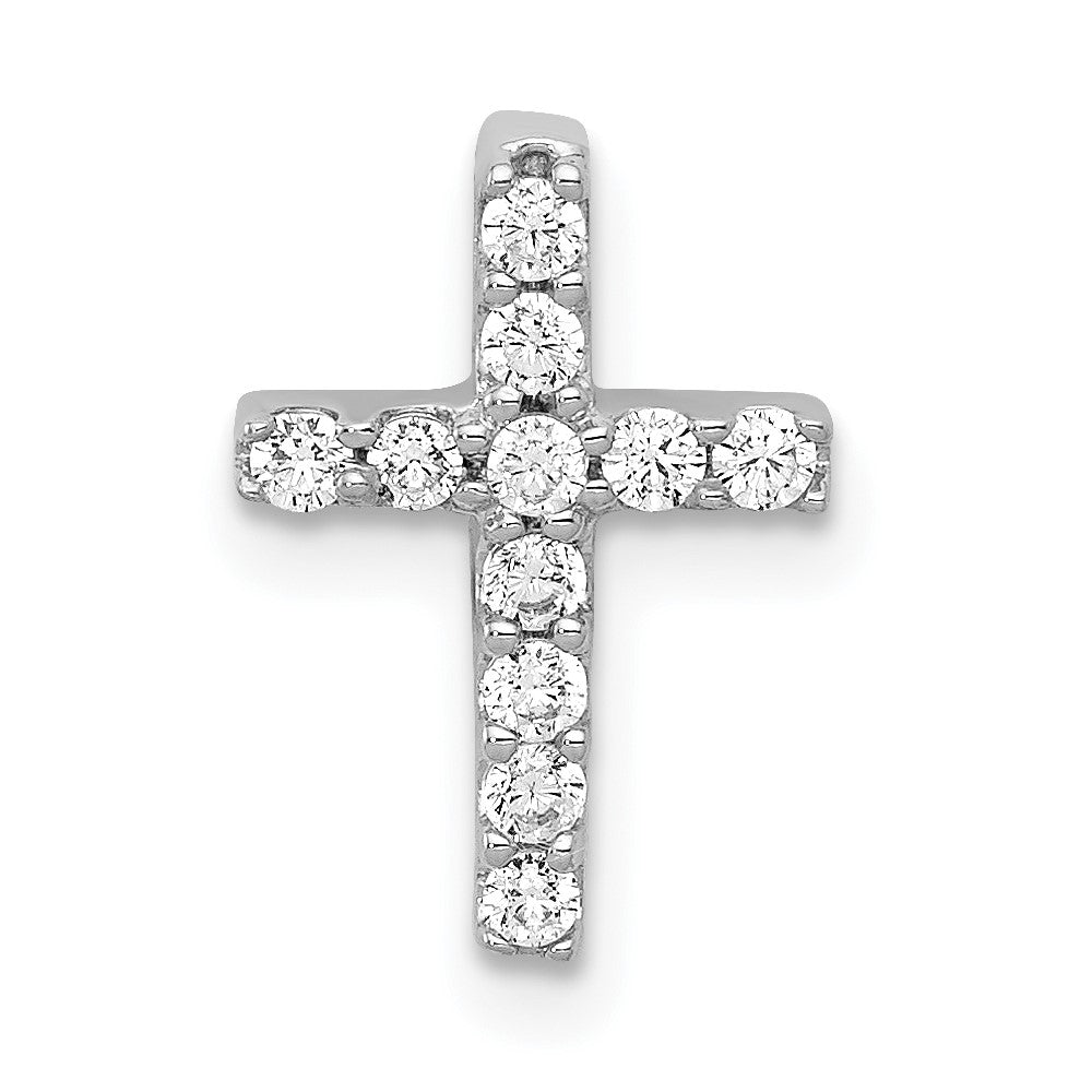 14kw 1/5ct Lab Grown Diamond VS/SI+ G+ Comp Chain Slide Pendant