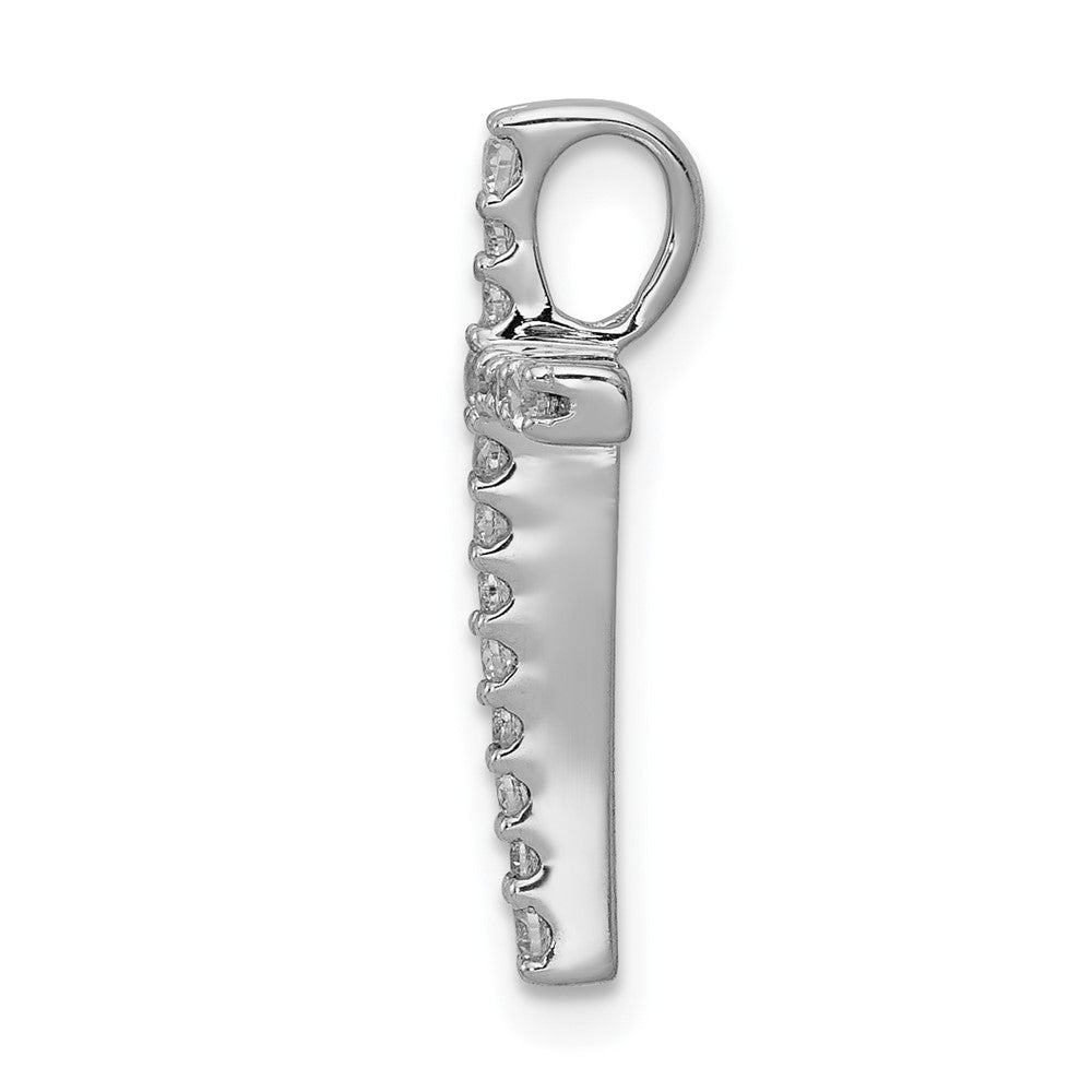14kw 1/5ct Lab Grown Diamond VS/SI+ G+ Comp Chain Slide Pendant