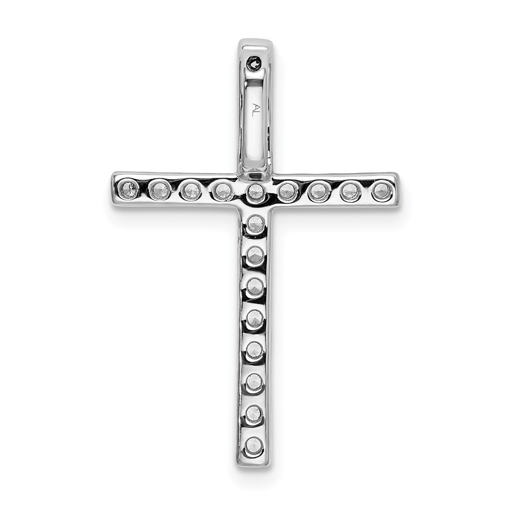10kw 1/2ct Lab Grown Diamond VS/SI+ G+ Comp Cross Chain Slide Pendant