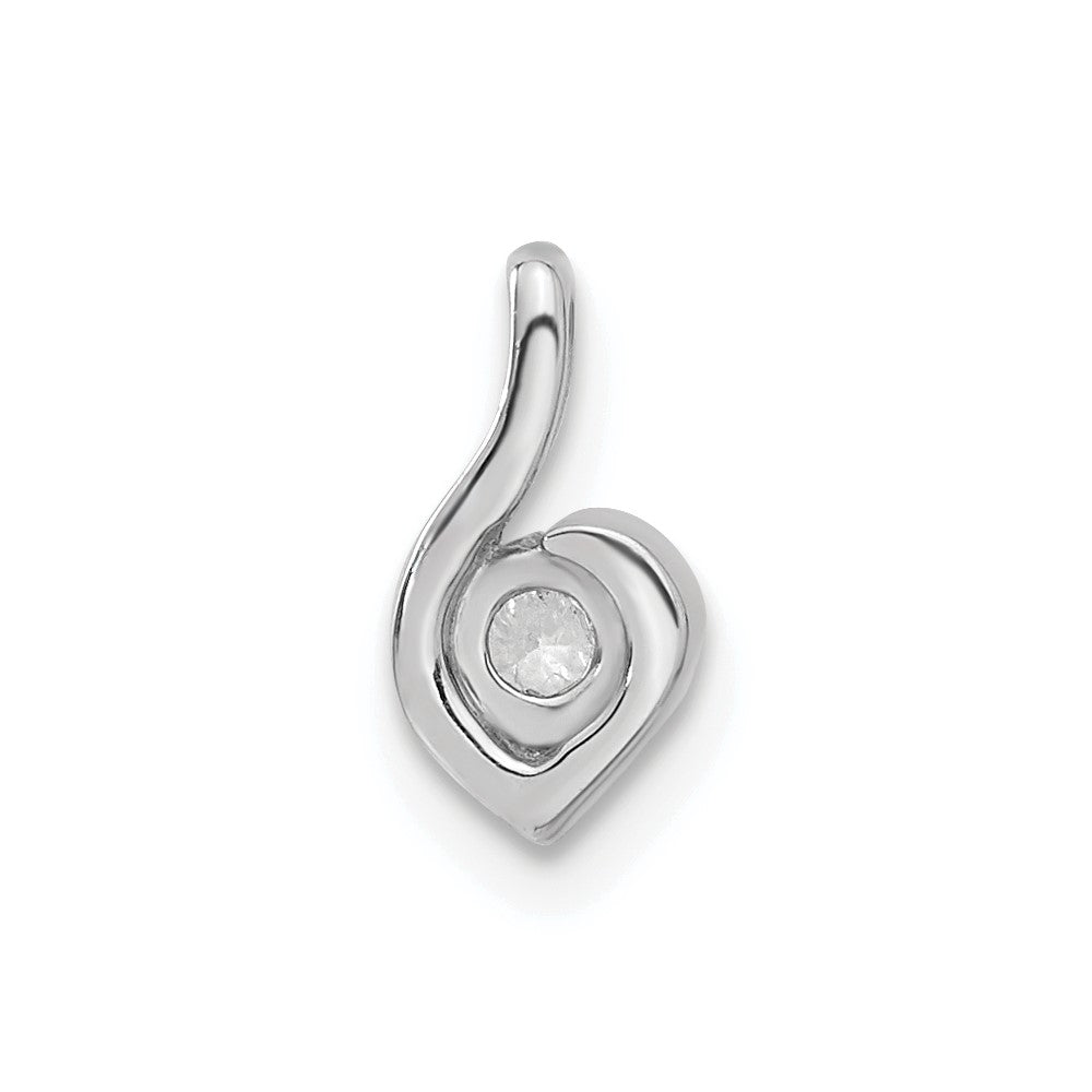 14kw 1/6ct Lab Grown Diamond VS/SI+ G+ Comp Fashion Pendant