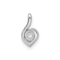 14kw 1/6ct Lab Grown Diamond VS/SI+ G+ Comp Fashion Pendant