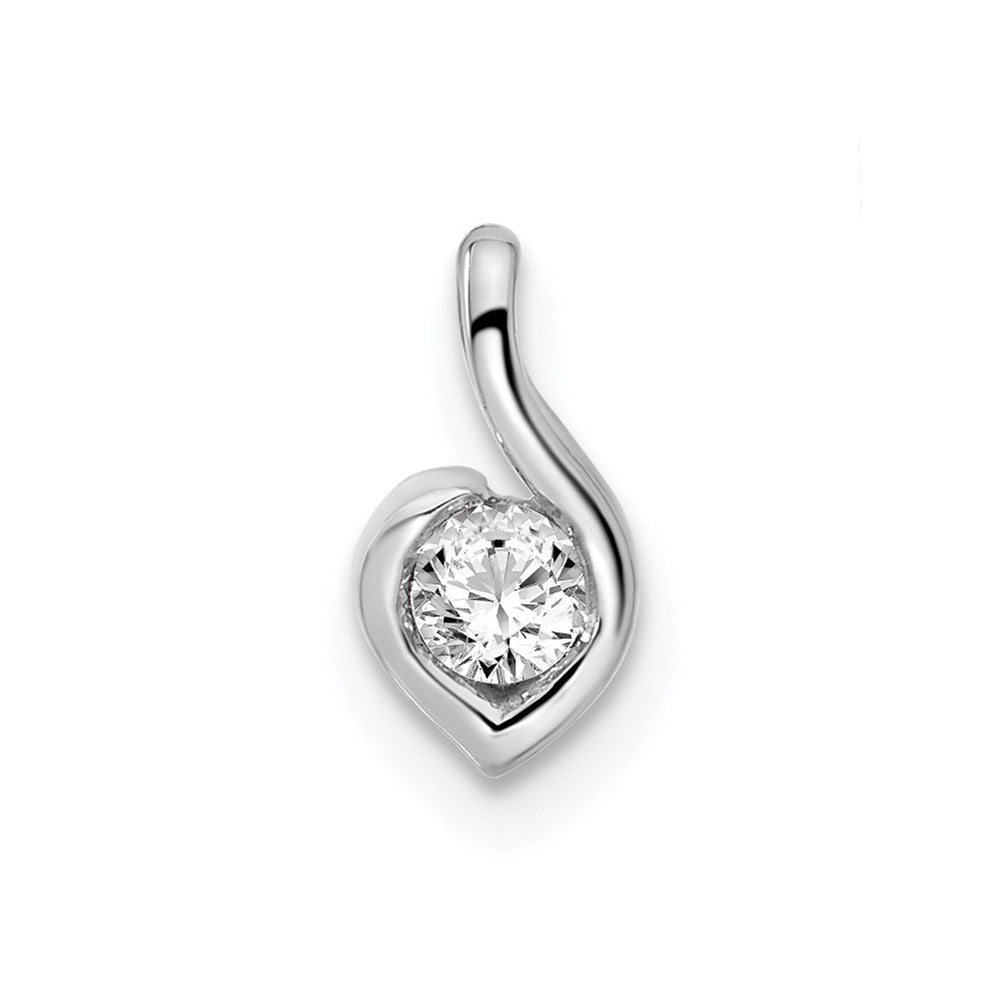 14kw 1/6ct Lab Grown Diamond VS/SI+ G+ Comp Fashion Pendant