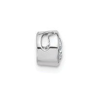 14kw 1/2 ct Lab Grown Dia VS/SI+ G+ Comp Round Bezel Chain Slide