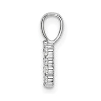 14kw 1/8ct Lab Grown Diamond VS/SI+ G+ Complete Letter B Intitial Pendant