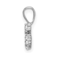 14kw 1/8ct Lab Grown Diamond VS/SI+ G+ Complete Letter G Intitial Pendant