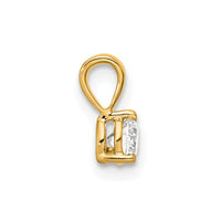 14k 1/4 ct Lab Grown Diamond VS/SI+ G+ 3 Prong Comp Solitaire Pendant