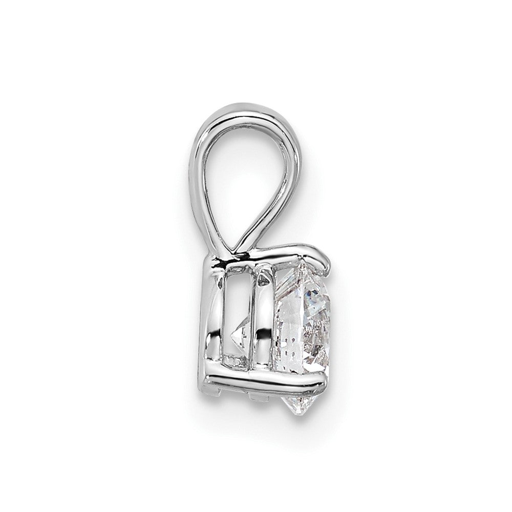 14kw 1 ct Lab Grown Dia VS/SI+ G+ 3 Prong Comp Solitaire Pendant