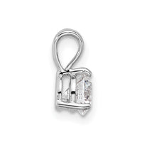 14kw 1 ct Lab Grown Dia VS/SI+ G+ 3 Prong Comp Solitaire Pendant