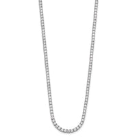 14kw 10ct Cert Lab Grown Diamond VS/SI+ G+ Comp 16in Tennis Necklace