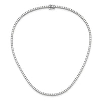14kw 10ct Cert Lab Grown Diamond VS/SI+ G+ Comp 16in Tennis Necklace