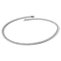 14kw 10ct Cert Lab Grown Diamond VS/SI+ G+ Comp 16in Tennis Necklace