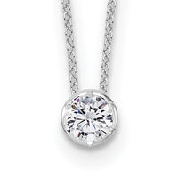 14kw 1/2 ct Round Bezel Mounting