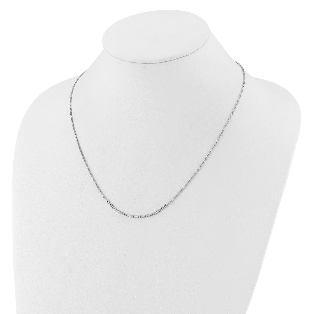 14kw 1/2 ct Lab Grown Dia VS/SI+ G+ Adjustable Tennis Style Bolo Necklace