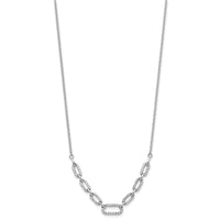 14kw 1/2ct Lab Grown Diamond VS/SI+ G+ 18.25in Fashion Link Necklace