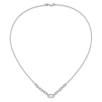 14kw 1/2ct Lab Grown Diamond VS/SI+ G+ 18.25in Fashion Link Necklace