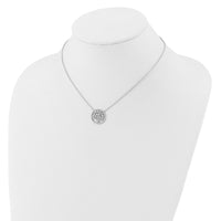 14kw 1/3ct Lab Grown Diamond VS/SI+ G+ Comp 18in Tree of Life Necklace