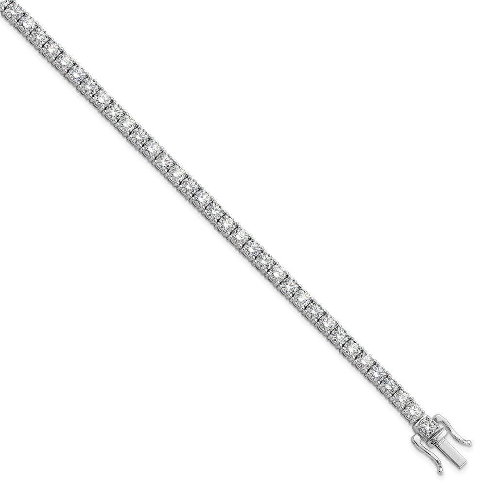 14k White Gold 32 1/8ct Lab Grown Diamond VS/SI+ G+ 18in Tennis Necklace