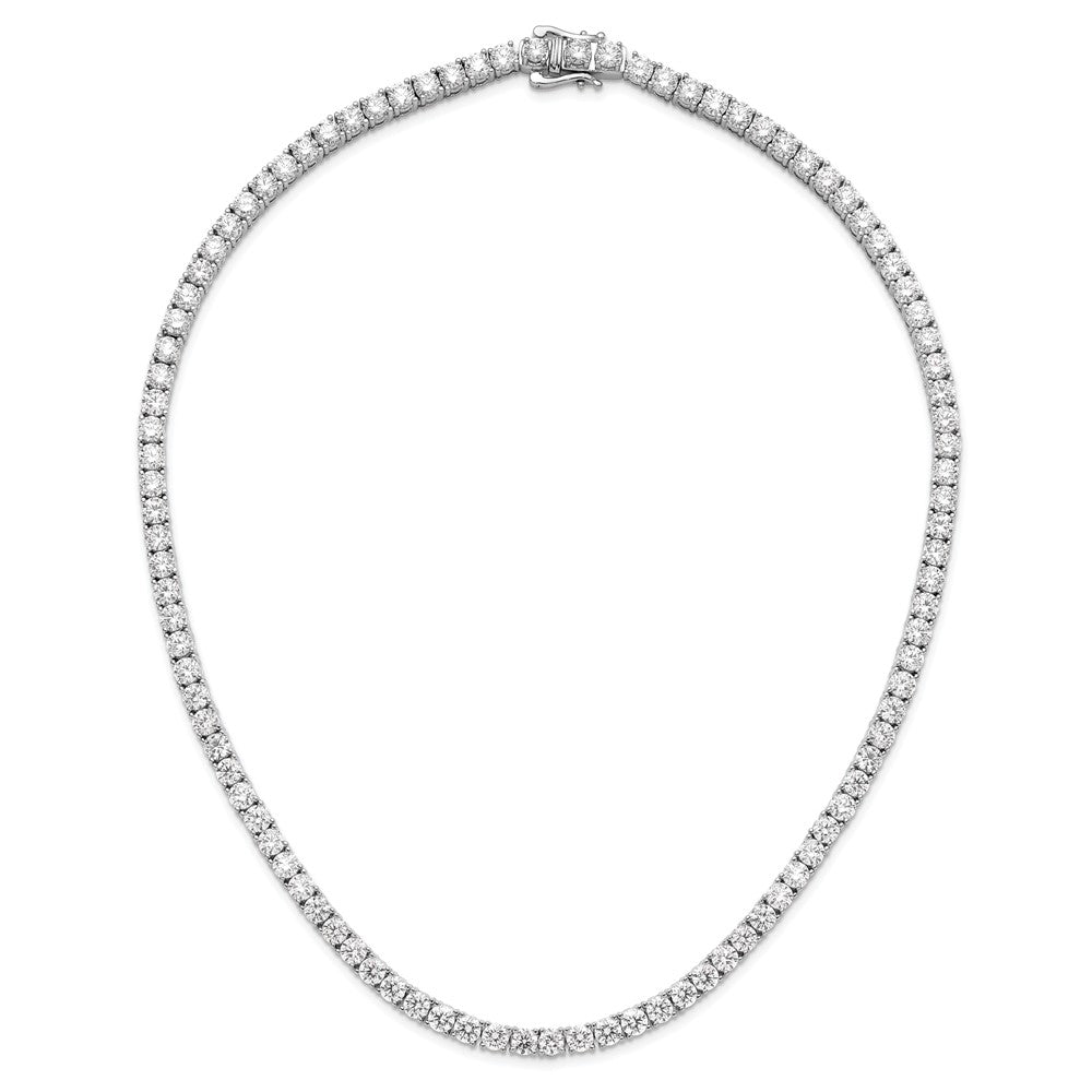 14k White Gold 32 1/8ct Lab Grown Diamond VS/SI+ G+ 18in Tennis Necklace