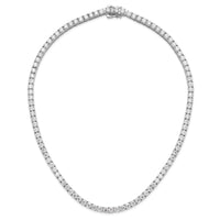 14k White Gold 32 1/8ct Lab Grown Diamond VS/SI+ G+ 18in Tennis Necklace