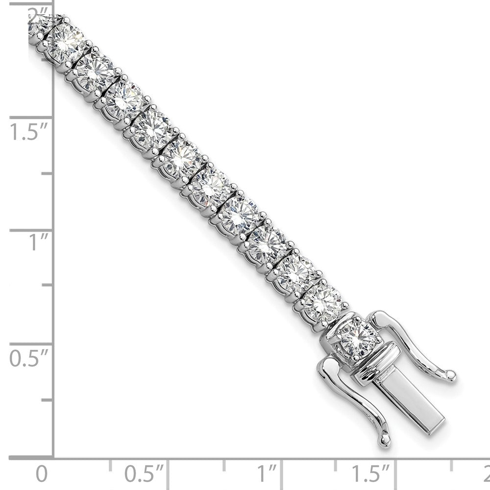 14k White Gold 32 1/8ct Lab Grown Diamond VS/SI+ G+ 18in Tennis Necklace