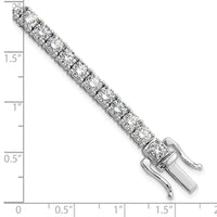 14k White Gold 32 1/8ct Lab Grown Diamond VS/SI+ G+ 18in Tennis Necklace