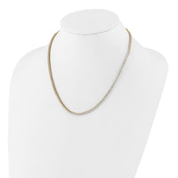 14k 5ct Lab Grown Diamond VS/SI+ G+ Adjustable Tennis Bolo Necklace
