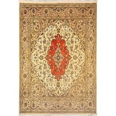 Persian Yazd Rug 6'8" x 6'7"