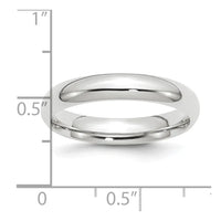 Platinum 4mm Comfort-Fit Wedding Band