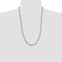 Sterling Silver 4.5mm Figaro Anchor Chain