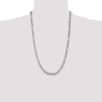 Sterling Silver 5.5mm Figaro Anchor Chain