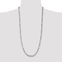 Sterling Silver 5.5mm Figaro Anchor Chain