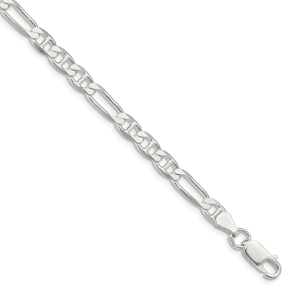 Sterling Silver 5.5mm Figaro Anchor Chain