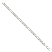 Sterling Silver 6.5mm Figaro Anchor Chain